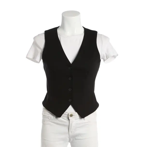 Vest, in Black, Viscose, Riani