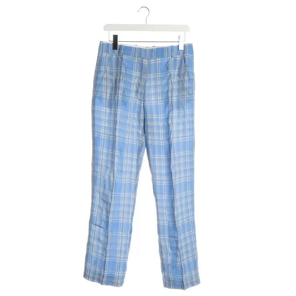 Hose, in Blau, Viskose, Victoria Beckham
