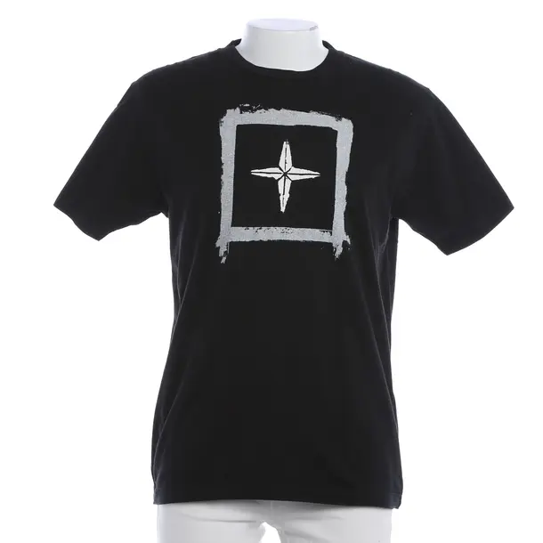T-Shirt, in Black, Cotton, Stone Island