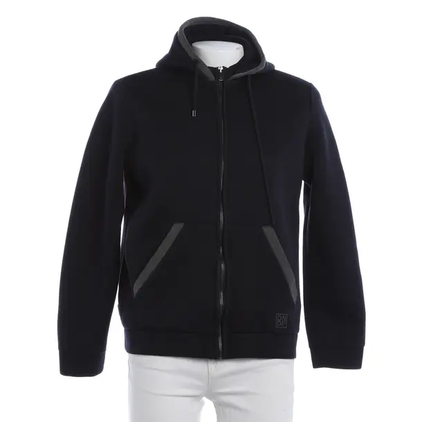 Hoodie, in Navy, Modal, Dondup