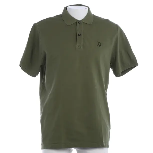 Poloshirt, in Grün, Baumwolle, Dondup