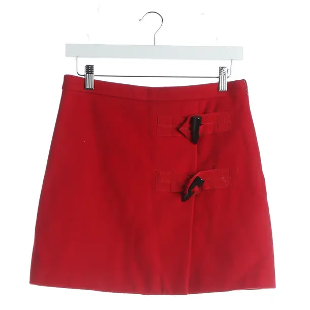 Gonna, in Rosso, Lana, Boutique Moschino