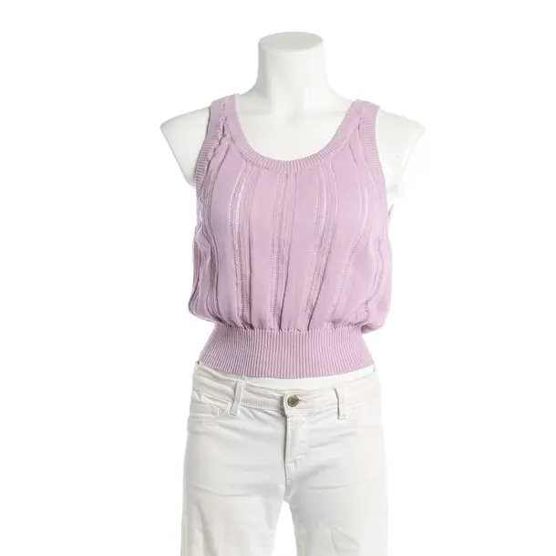 Top, in Lavendel, Baumwolle, American Vintage