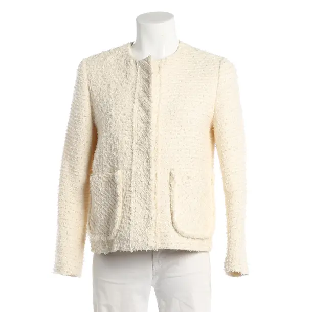 Blazer, in Cream, Cotton, Lis Lareida