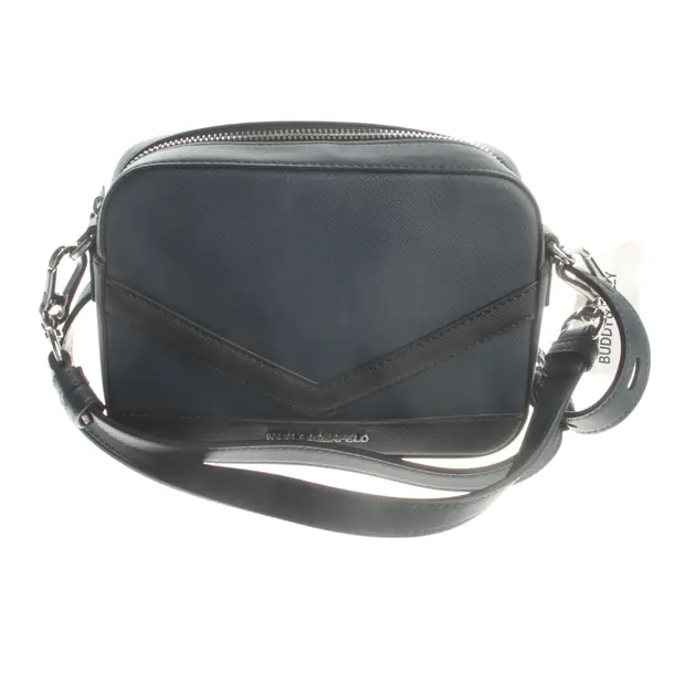 Shoulder Bag, in Navy, Polyurethane, Karl Lagerfeld
