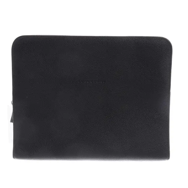 Cover per iPad, in Nero, Pelle, Longchamp