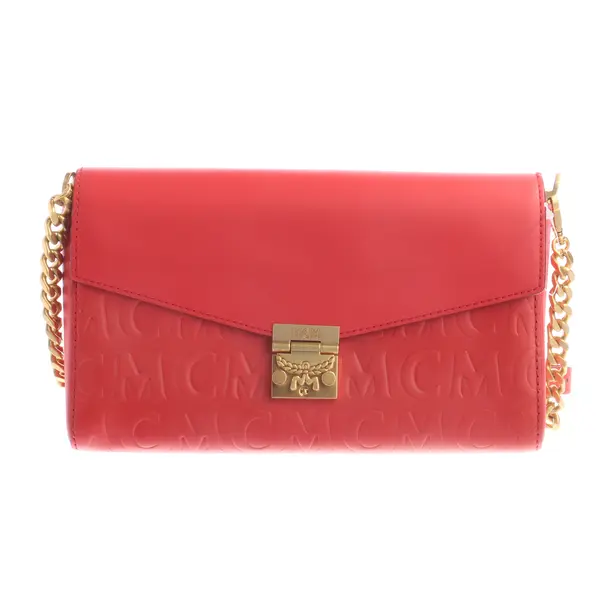 Cross Body Bag, in Raspberry, Leather, MCM