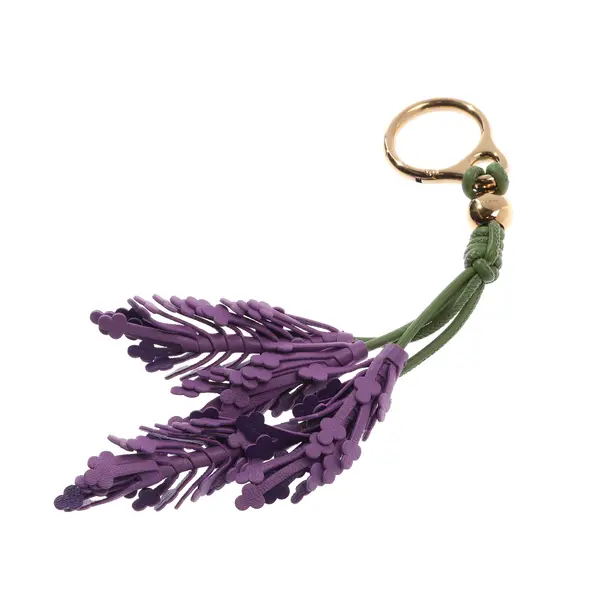 Keyring, in Purple, Leather, Loewe