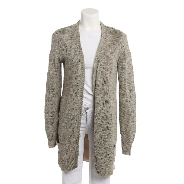 Strickjacke, in Hellbraun, Baumwolle, Brunello Cucinelli