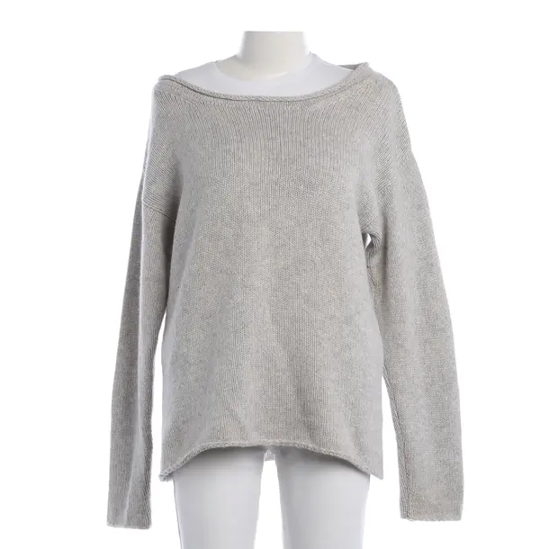 Kaschmirpullover, in Hellgrau, Kaschmir, Stephan Boya