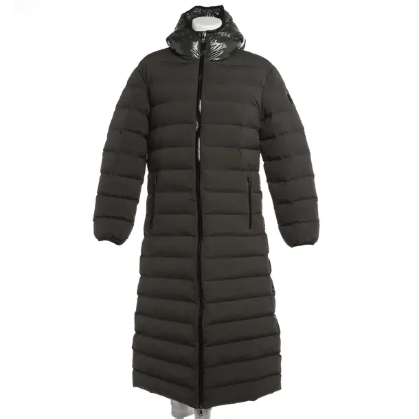 Winter Coat, in Dark Green, Polyester, No.1 Como