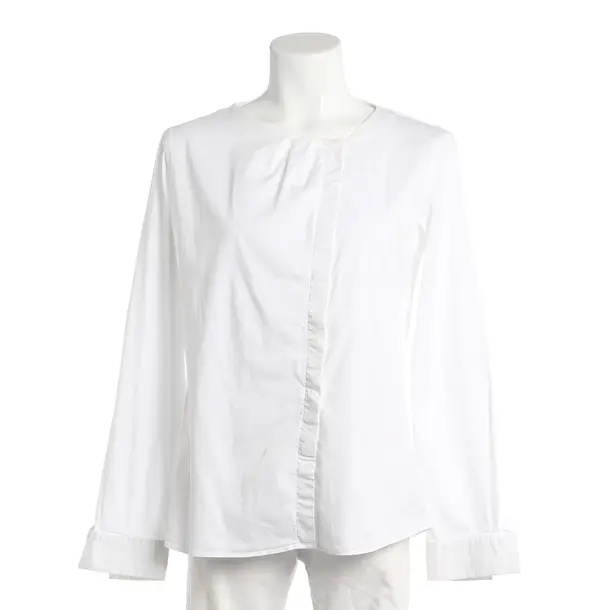 Blouse, in White, Cotton, Caliban