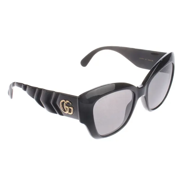 Sonnenbrille, in Schwarz, Kunststoff, Gucci