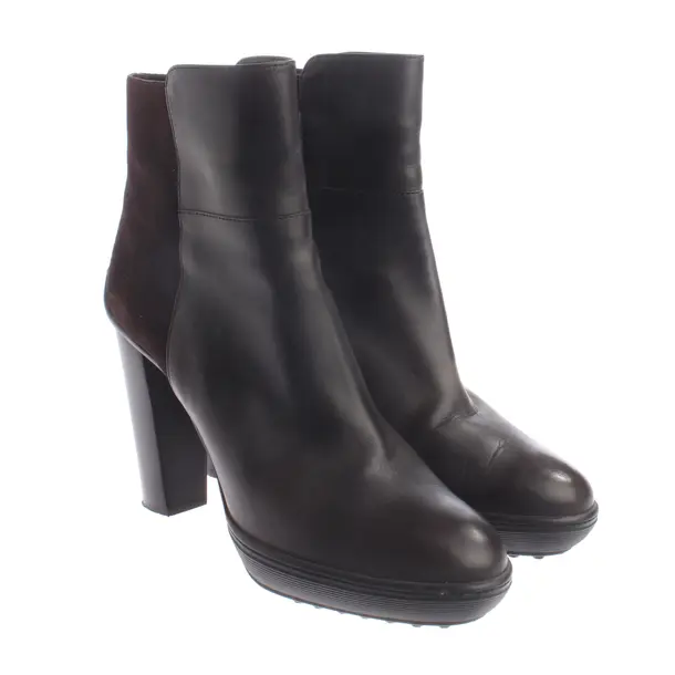 Stiefeletten, in Dunkelbraun, Tod´s