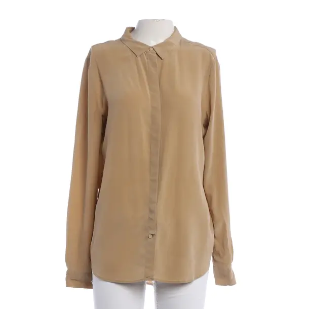 Blouse, in Light Brown, Polyester, Closed
