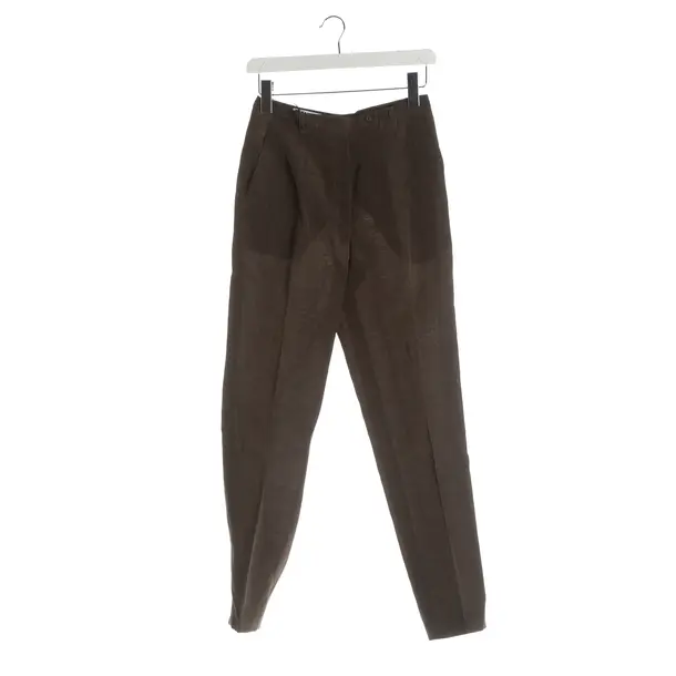 Pants, in Brown, Linen, Jil Sander