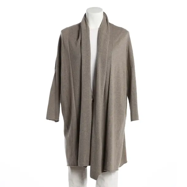 Cardigan, in Light Brown, Wool, Delicatelove