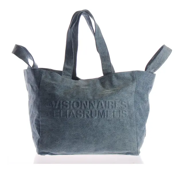 Shopper, in Blau, Baumwolle, Les Visionnaires