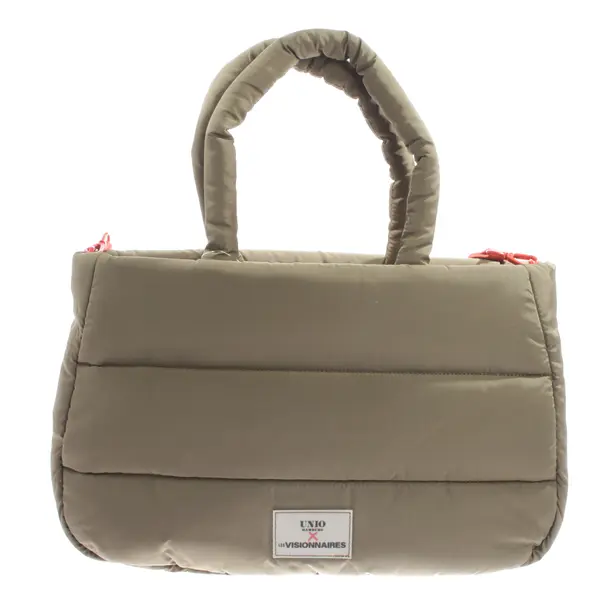 Shoulder Bag, in Dark Green, Polyamide, Les Visionnaires