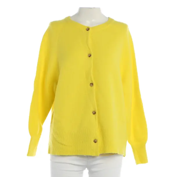 Strickjacke, in Gelb, Polyamid, American Vintage