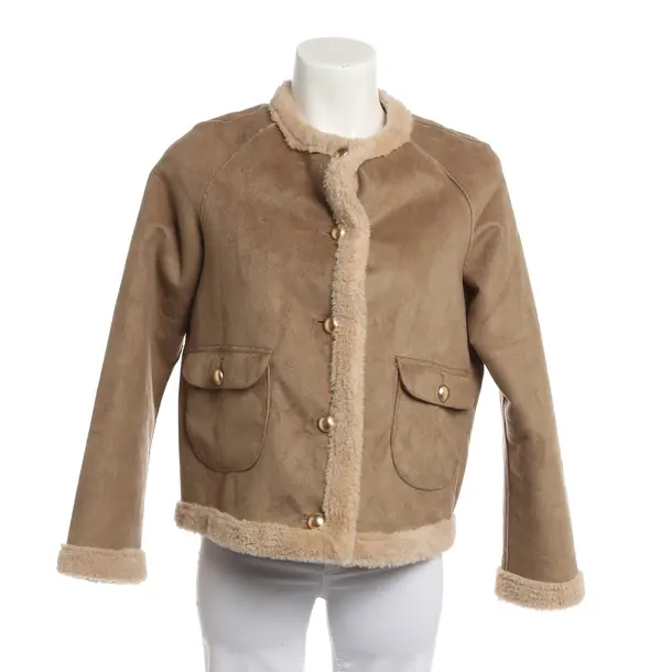 Giacca mezza stagione, in Marrone chiaro, Poliestere, Ricco e reale