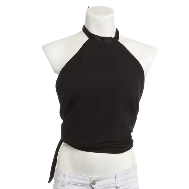 Top, in Black, Polyester, Juvia