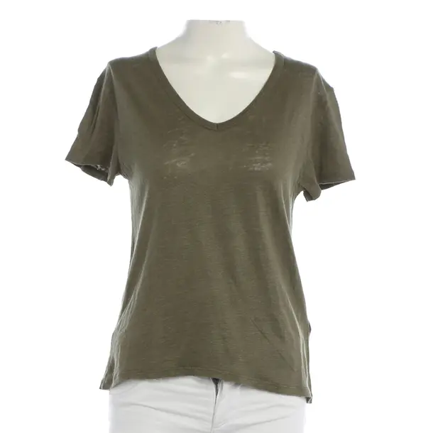 Shirt, in Green, Linen, Ba&sh