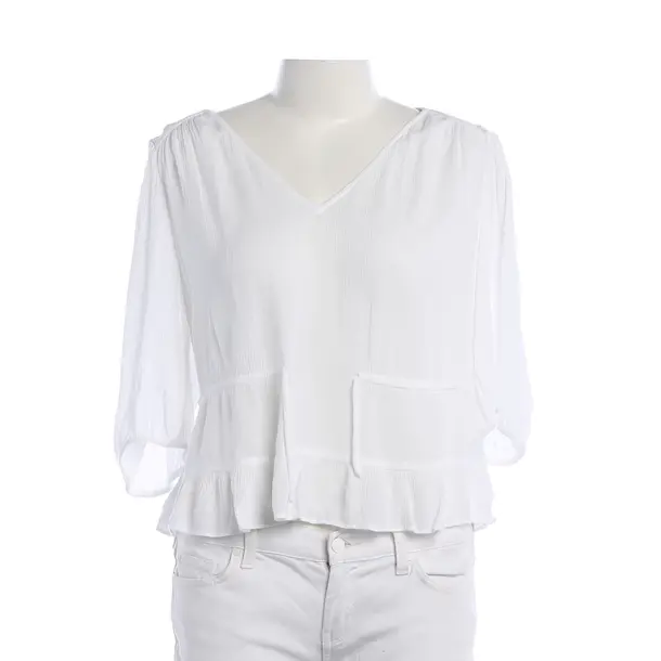 Blouse, in White, Viscose, Ba&sh