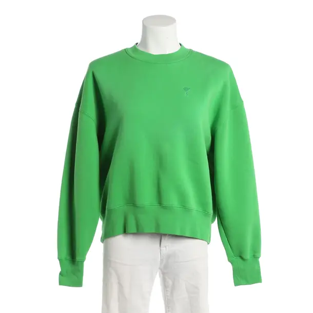 Sweatshirt, in Green, Cotton, Ami Paris