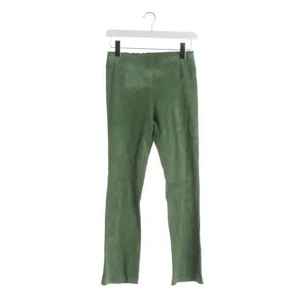 Pants, in Green, Leather, Stouls