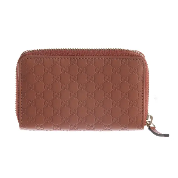 Geldbörse, in Orange, Leder, Gucci