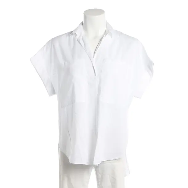 Blouse, in White, Cotton, Windsor