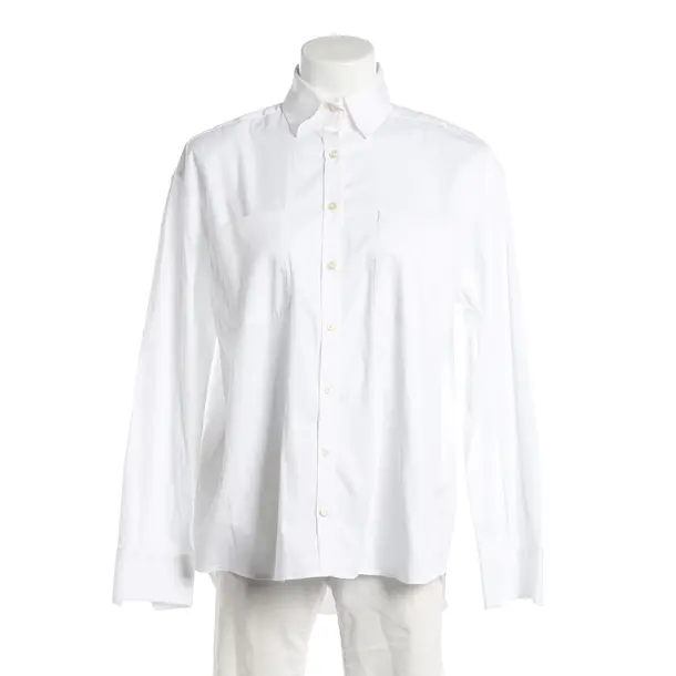 Bluse, in Weiß, Baumwolle, Soluzione