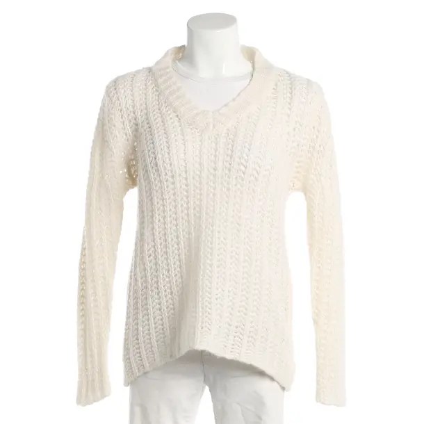 Pullover, in Weiß, Kaschmir, Hemisphere