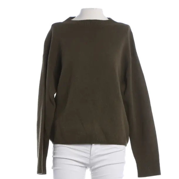 Wollpullover, in Olivgrün, Wolle, Closed