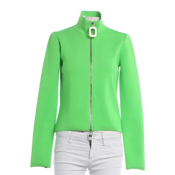 Zip-up Hoodie, in Green, Polyester, JW Anderson