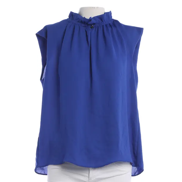 Top, in Blue, Polyester, Marc Cain