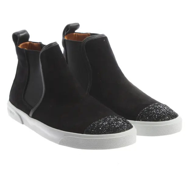 High-Top Sneakers, in Black, Jimmy Choo