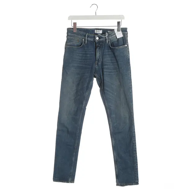 Jeans skinny, in Blu, Cotone, Chiuso