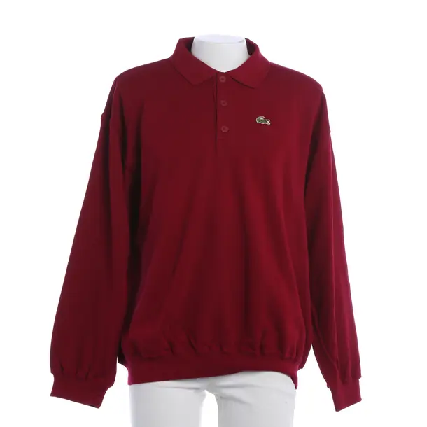 Sweatshirt, in Bordeaux, Cotton, Lacoste