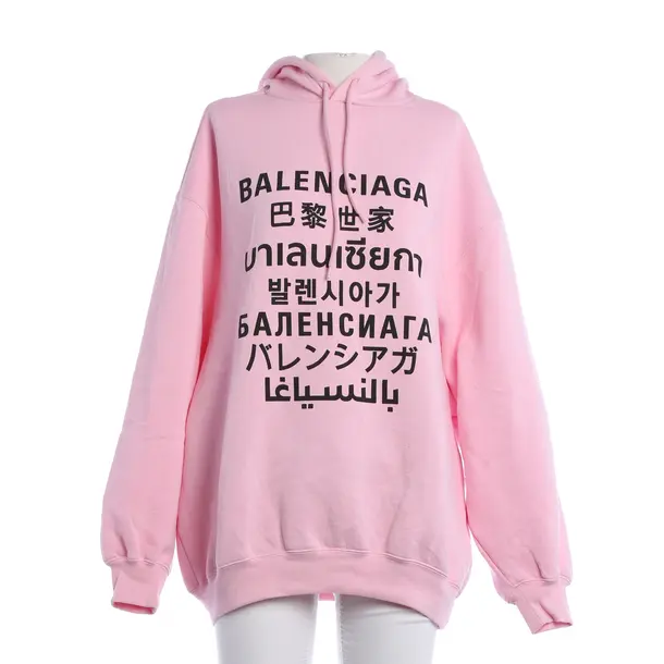 Hoodie, in Light Pink, Cotton, Balenciaga