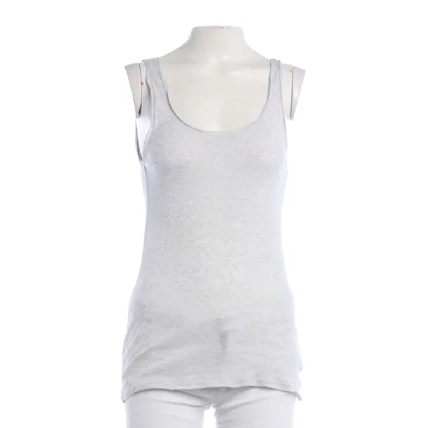 Top, in Light Gray, Cotton, American Vintage