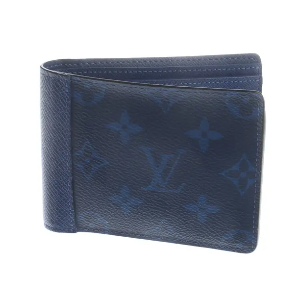 Wallet, in Navy, Leather, Louis Vuitton