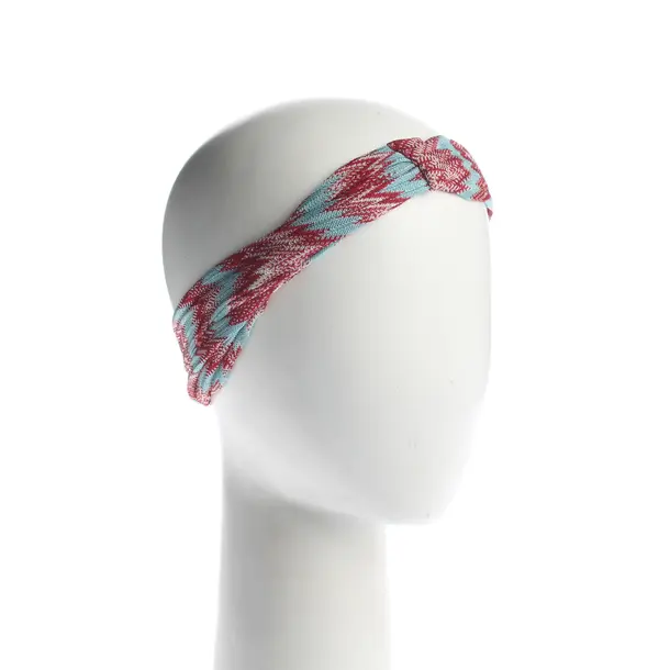 Headband, in Red, Viscose, Missoni