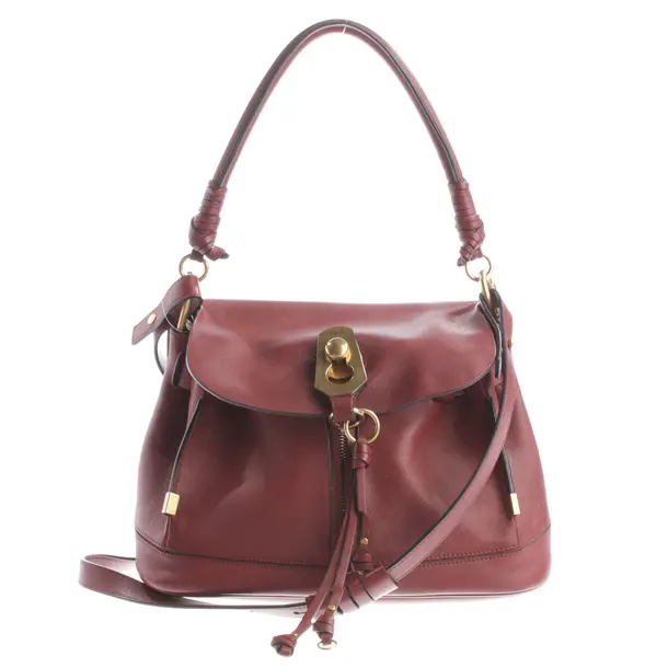 Shoulder Bag, in Bordeaux, Leather, Chloé