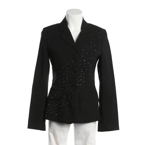 Blazer, in Schwarz, Viskose, Moschino