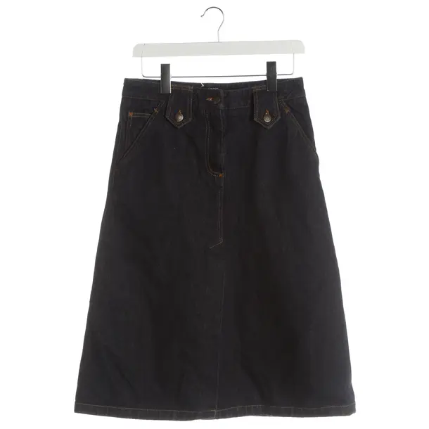 Skirt, in Navy, Cotton, Dolce & Gabbana