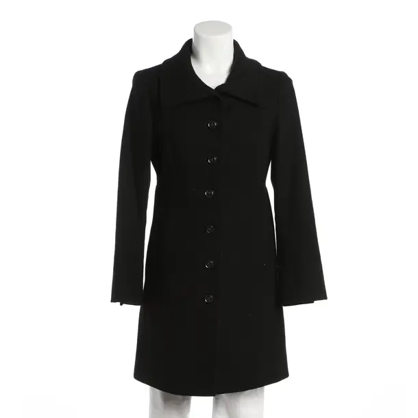 Mid-Season Coat, in Black, Wool, Max Mara