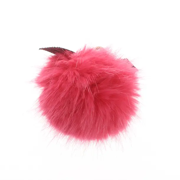 Keyring, in Pink, Fur, J.CREW