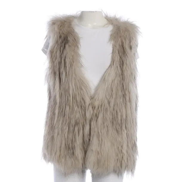 Fur Vest, in Beige, Fur, Sly 010
